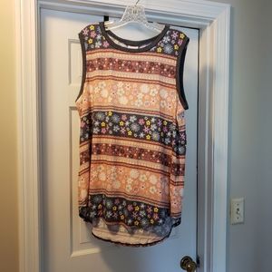 NWT Lularoe Cocoa Sleeveless Top